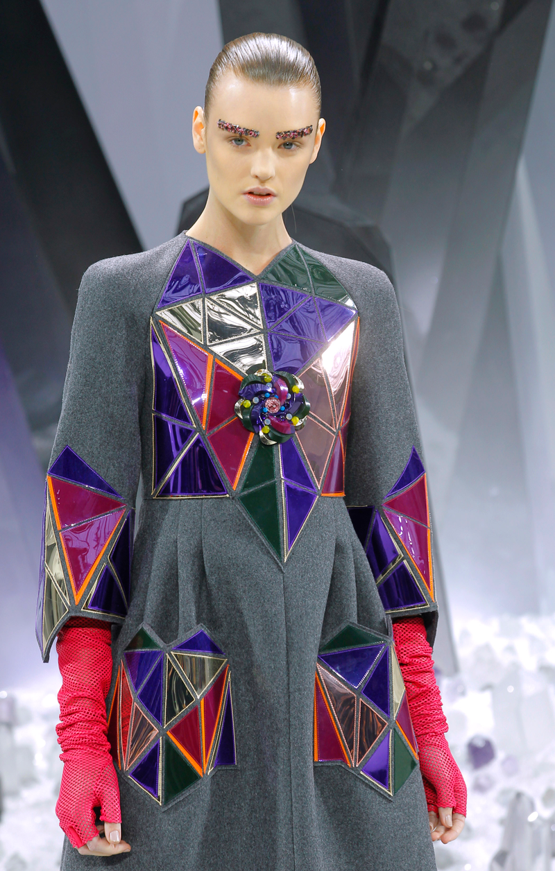 Illustration for article titled Karl Lagerfeld holds a fashion show in Superman's Fortress of Solitude